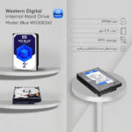 هارددیسک اینترنال وسترن دیجیتال مدل Blue WD20EZAZ ظرفیت 2 ترابایت