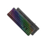 کیبورد گیمینگ گرین مدل GK601-RGB، سوییچ نیمه مکانیکال، Full-Size، نورپردازی RGB