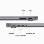 لپ تاپ 14.2 اینچی اپل مدل MacBook Pro MTL83 2023 ZPA-M3-8GB RAM-1TB SSD